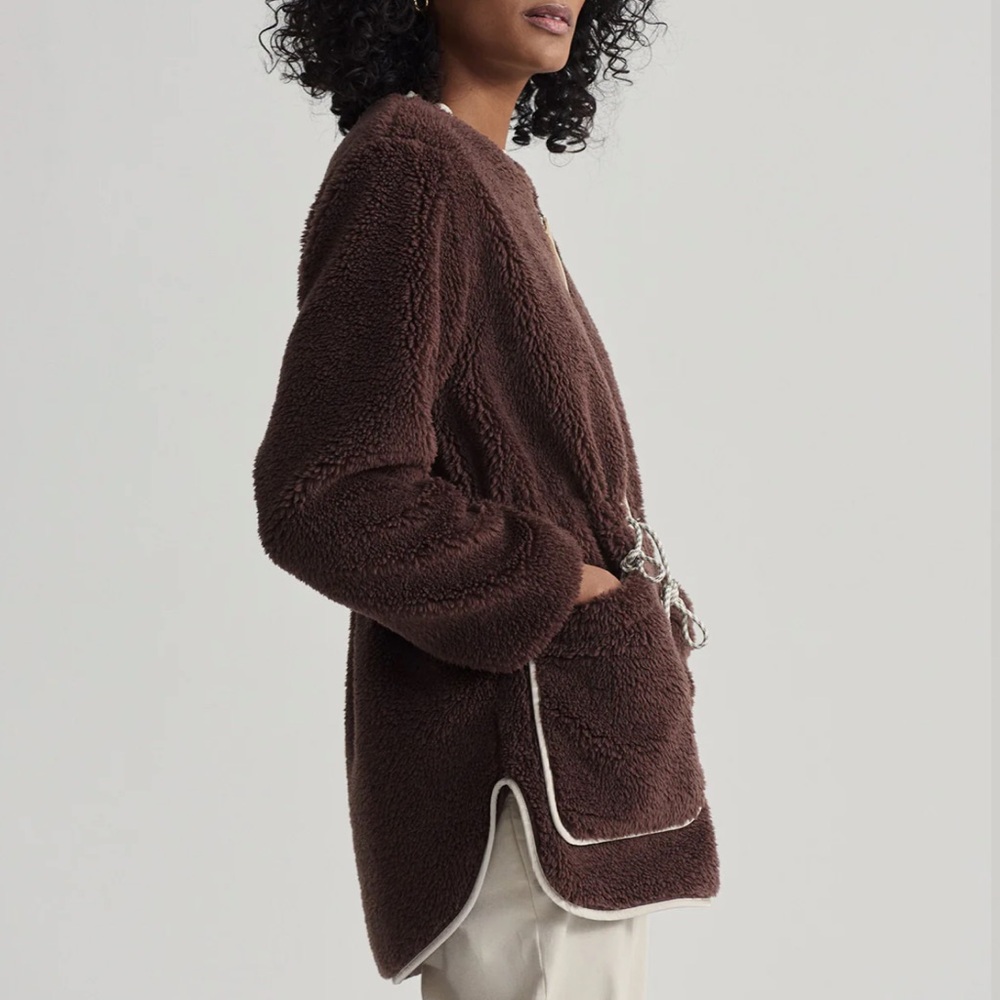 Varley Angelina Sherpa Coat - Picture 3 of 11